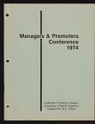 Managers and Promoters Conference, 1974